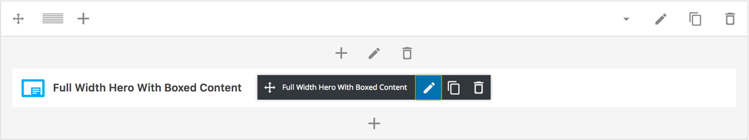 Hero 3 Section Settings